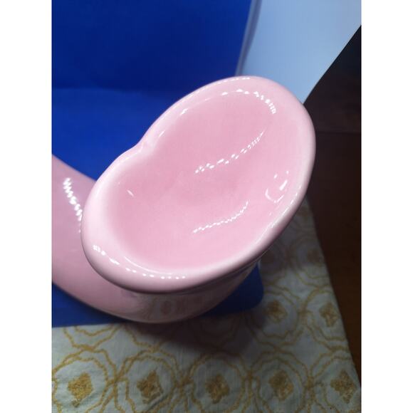 1970's Vohann of California HTF in Creamy Pink! Whale / Soap Dish / Ashtray - Picture 5 of 13